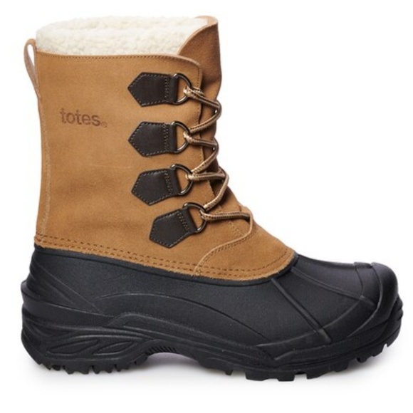 totes precise men's waterproof winter boots